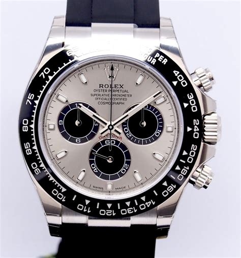 rolex daytona 18k white gold|Rolex daytona 116519.